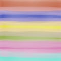 Watercolor abstract striped multicolor bright background drawn by hand