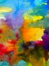 Watercolor art background abstract colorful textured