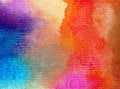 Watercolor art background abstract colorful textured