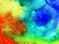 Watercolor art background abstract colorful textured