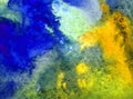 Watercolor art background abstract colorful textured