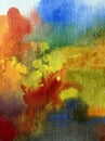 Watercolor art background abstract colorful textured