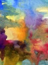 Watercolor art background abstract colorful textured