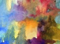 Watercolor art background abstract colorful textured