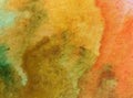 Watercolor art background abstract stones sand textured wet wash blurred dye Royalty Free Stock Photo