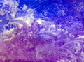 Watercolor art background snow winter ice pattern creative fresh textured wet wash blurred overflow chaos fantasy Royalty Free Stock Photo