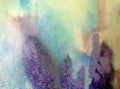 Watercolor art background snow winter ice pattern creative Royalty Free Stock Photo