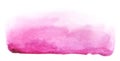 Watercolor artistic purple pink brush stroke