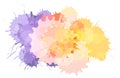 Watercolor Astract Vector Background or Aquarelle Texture