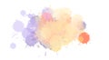 Watercolor Astract Vector Background or Aquarelle Texture