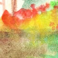 Watercolor autumn foliage flame abstract texture background