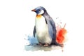 Watercolor Pinguin