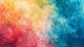 Watercolor background with abstract colors