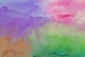Watercolor background hand made decoration