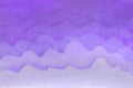 Watercolor background illustration. Watercolor gentle cloud on the sky