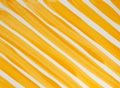 Watercolor background, yellow stripes on a light gray background Royalty Free Stock Photo