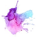 Watercolor blot background Royalty Free Stock Photo