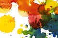 Watercolor blots background