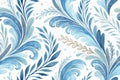 Watercolor Blue Abstract Seamless Wallpaper Royalty Free Stock Photo