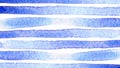 Watercolor blue stripe paint for background, watercolor light blue striped pattern on white, water color hand drawn for background Royalty Free Stock Photo