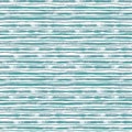 Watercolor bluish-green striped seamless pattern on white.