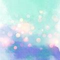 Watercolor Bokeh Background