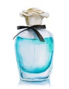 Watercolor bottle with perfume Royalty Free Stock Photo