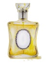 Watercolor bottle with perfume Royalty Free Stock Photo