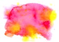 Bright abstract blots watercolor background