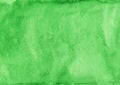 Watercolor bright green background texture. Aquarelle greenery color trend backdrop. Stains on paper Royalty Free Stock Photo