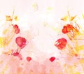 Watercolor butterflies background Royalty Free Stock Photo