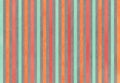 Watercolor carrot orange, seafoam, red and grey striped background. Royalty Free Stock Photo