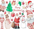 Watercolor Christmas Clipart