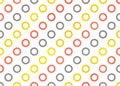 Watercolor circles pattern. Royalty Free Stock Photo