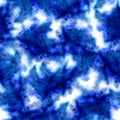 Watercolor clouds seamless pattern. Royalty Free Stock Photo