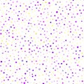 Watercolor confetti seamless pattern. Royalty Free Stock Photo