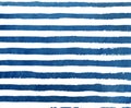 Watercolor dark blue stripe grunge pattern. Royalty Free Stock Photo