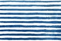 Watercolor dark blue stripe grunge pattern. Royalty Free Stock Photo