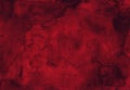 Watercolor deep red texture background hand painted. Watercolour red wine color backdrop