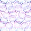 Watercolor doodle circle background