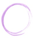Watercolor doodle circle