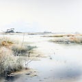 Estuary Marshes: Lively Coastal Landscapes In Watercolor