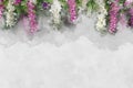 Watercolor effect backdrop weddings Royalty Free Stock Photo