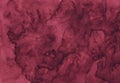 Watercolor elegant dusty crimson background texture. Vintage watercolour deep burgundy backdrop. Hand painted
