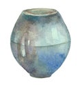 Watercolor Empty pot