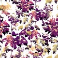 Watercolor floral pattern