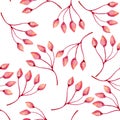 Watercolor floral pattern