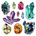 Watercolor Gems collection