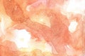 Watercolor abstract background with gentle orange and pink colors