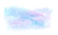 Watercolor hand drawn abstract texture background in blue and pink colors Royalty Free Stock Photo